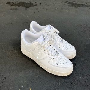 White Air Force 1s - size 9